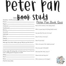 Peter Pan Book Study Book Study Peter Pan Book Books