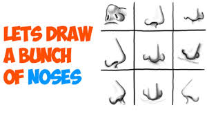How to draw a nose: How To Draw Noses From All Different Angles And Positions Step By Step Drawing Tutorial How To Draw Step By Step Drawing Tutorials