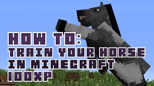 You have to repeatedly mount it and get bucked off to successfully tame a horse. How To Train Your Horse In Minecraft Youtube
