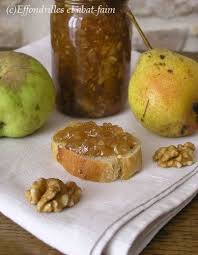 Confiture D Automne Poires Pommes Noix Effondrilles Et Abat Faim Confiture Recette Confiture Alimentation