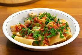 Paccheri Con Dentice E Pomodorini Al Profumo Di Limone