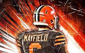 Tons of awesome baker mayfield wallpapers to download for free. Herunterladen Hintergrundbild Baker Mayfield Grunge Kunst Nfl 4k Cleveland Browns Football Ansicht Von Hinten Quarterback Baker Reagan Mayfield National Football League Baker Mayfield 4k Orange Abstrakt Strahlen Baker Mayfield Cleveland