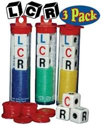 Lrc – Left, Right, Center Dice Game – Wood Expressions