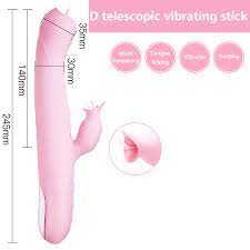 Double Penetration Av Tongue Vibrator Sex Toys For Woman Telescopic Heating  Clitoris G Spot Dildo For Adult Vaginal Masturbator - Vibrators - AliExpress