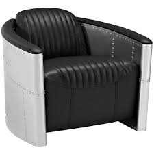 Shop our black leather barrel chair selection from the world's finest dealers on 1stdibs. Zado Industrial Loft Upholstered Aviator Chair Black Leather Barrel Chair In 2021 Lounge Chair Furniture Accent Chairs For Living Room