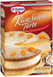 Oetker versuchsküche wünscht ihnen viel spaß beim ausprobieren! Dr Oetker Kase Sahne Torte 385g Backmischung Kaufland De