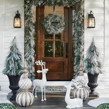 The best ideas for indoor christmas reindeer decorations. 41 Christmas Door Decoration Ideas Pretty Holiday Front Doors