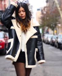 Black And White Faux Fur Coat Kweepeixi Black And White Faux Shearling Faux Fur Coat Faux Shearling Coat Shearling Jacket Outwear Women