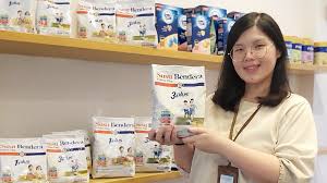 Susu bendera was spun off from frisian flag on april 29, 2019 for growth milk products for children, using the 1997 frisian flag logo. Felicia Salim Frieslandcampina