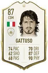 Fifa 21 gennaro gattuso is a 87 rated icon playing in the cdm position. Gennaro Gattuso Fifa 21 Icon Player