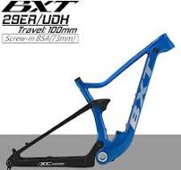 BXT フルサスペンション カーボン マウンテンバイク フレーム 2025年新型 XC 29er UDH MTB フレーム 29インチ カーボンフレーム トラベル100mm BSA ブースト 148mm