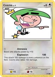 Well now you can with the pokemon card maker app. Cosmo Pokemon Card By Urkel8534 On Deviantart