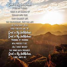 5 out of 5 stars. West End United Methodist Church Today We Pray Together The First Verse Of Great Is Thy Faithfulness Words By Thomas O Chisholm Music By William M Runyon Umh 140 Great Is