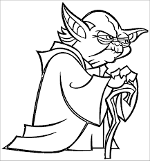 The name says it all. Star Wars Coloring Pages Yoda Coloringbay