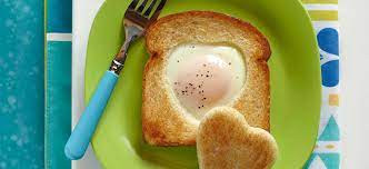 A fried bread and egg classic. Cookie Cutter Toad In The Hole American Egg Board