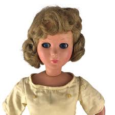 Bonomi Italy Hard Plastic Flirty Eye Fashion Girl Doll 19-1/2" Vintage  1950s