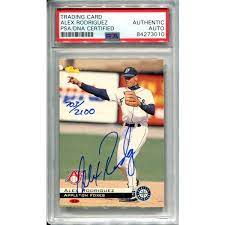 A few weeks ago while writing my column for beckett baseball, the one on stands now, i considered whether or not it was time for me to seek a rock solid mint copy of this iconic rookie for my collection. Alex Rodriguez Autographed 1994 Classic Rookie Card Psa