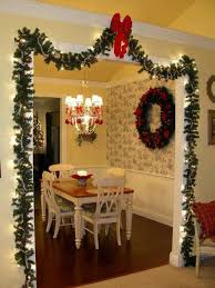 Garland Over Extra Wide Doorway Red Christmas Decor Christmas Decorations Christmas Kitchen