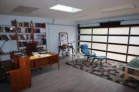 Additionally, the garage should meet the municipal standards on habitable space. Transform Your Garage Into A Home Office Haven Sayeh Pezeshki La Brand Logo And Web Designer Garage To Living Space Small Bedroom Remodel Garage Bedroom