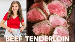 When your sauce is perfect, slice the beef tenderloin into medallions that are 1 inch thick. Roasted Beef Tenderloin Recipe Easy Beef Roast Youtube