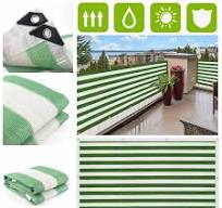 Green White Stripe Sunshade Net Anti-UV HDPE Fence Privacy Mesh Balcony  Shading Canopy Outdoor Sun Shelter Garden Cover Netting - AliExpress
