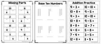 Not only do the students learn addition through these worksheets but in the process, they also improve their spatial skills and logical skills. First Grade At Home Math Packet Teaching Mama