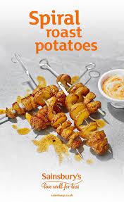 Recipe Spiral Roast Potatoes Recipes Recipe Recipes Sainsburys Recipes Vegetarian Dishes