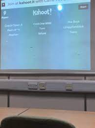 Kahoot Teamwork And Coordination Is No One Else Seeing The Rest Of The Names Kahoot School Humor Funny Names