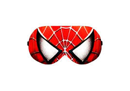 Spiderman Marvel Comic Face Sleep Sleeping Eye Mask Masks Cover Sleep Mask Night Blindfold Blindfolds Slumber Slumbers Travel Kit Eye Cover Covers Patch Accesso Sleep Mask Eyes Sleeping Comic Face