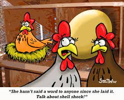 Pin By Linda Sue On Chickens Chicken Humor Chicken Cartoon Funny Chicken Jokes