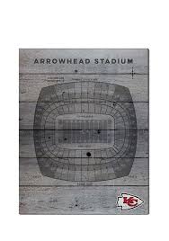 kansas city chiefs 16x20 seating chart sign