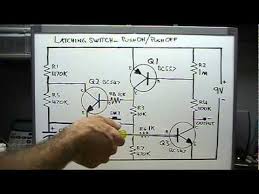 The vr1 is 100kb for adjusting the treble tone sound. Push On Push Off Transistor Switch Youtube