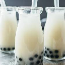 Coconut Vanilla Boba Bubble Tea Recipe Yummly Recipe Milk Tea Recipes Bubble Tea Recipe Bubble Milk Tea