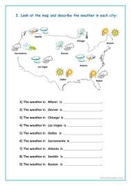 The Weather Worksheet Free Esl Printable Worksheets Made By Educacion Actividades Educativas Imagenes Ingles