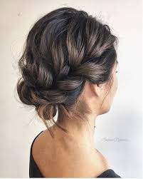 It S No Wonder Messy Wedding Updos Are So Popular Polished Hairstyles Can Sometimes Feel Too Updos For Medium Length Hair Short Hair Updo Medium Hair Styles