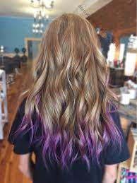 Purple Tips On Blonde Hair Purple Hair Tips Blonde Hair With Purple Tips Purple Blonde Hair