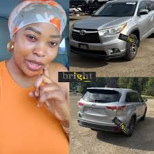Congratulations to actress Aolat Ayonimofe as she acquires her second Brand  New Car