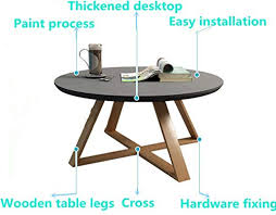 Len dougherty this fully veneered table with marquetry butterflies on top practically grows out of the ground with dark branches holding the. Wood Side Table Mini Round Small Desk Black Yx Tea Table Sale Coffee Tables Shop Buymorecoffee Com