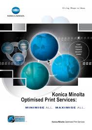 Its' total assets recorded a growth of 33.66%. Download The Optimised Print Services Brochure Konica Minolta