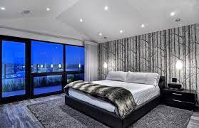 20 Bedroom Spaces With Black Leather Beds Home Design Lover Black Leather Bed Leather Bed Bedroom Design