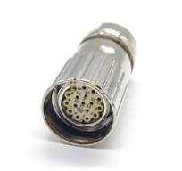 M23 Circular Connectors 17 Pin Female Cable Plug Straight ...