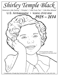 Coloring books for boys and girls of all ages. Shirley Temple Black Free Coloring Page Coloring Books
