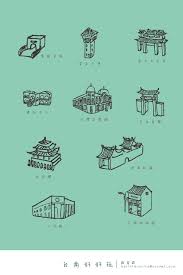 tainan good places tainan lettering illustration