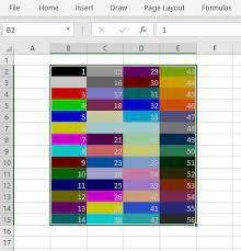 There are two different ways that we can set the color: Vba Colorindex Property Of Excel Range Shape Chart Background Color