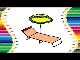 how to drawing beach chair how to draw a beach chair step by step how to draw egg youtube elephant drawing collage drawing beach chairs