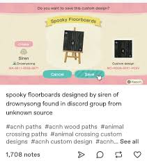 Spooky Floorboards Animal Crossing Qr Animal Crossing Spooky Designs