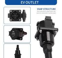 Type 1 Inlet Socket Connector SAE J1772 Electric Vehicle Car Charger 16A  32A 50A EV Charging Socket With 1 M Cable EVSE - AliExpress 34