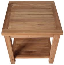Habufa coiba beistelltisch, 50x50cm breite:. Kmh Teak Beistelltisch Mit Ablage Kaufland De