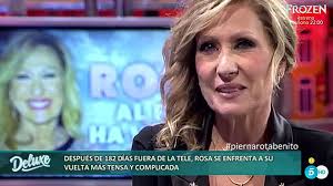 Rosa Benito, en Sálvame Deluxe: «A mí se me ha hecho mucho daño en  'Sálvame'»