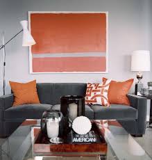 Decorating With Gray Grey And Orange Living Room Living Room Orange Living Room Color Schemes